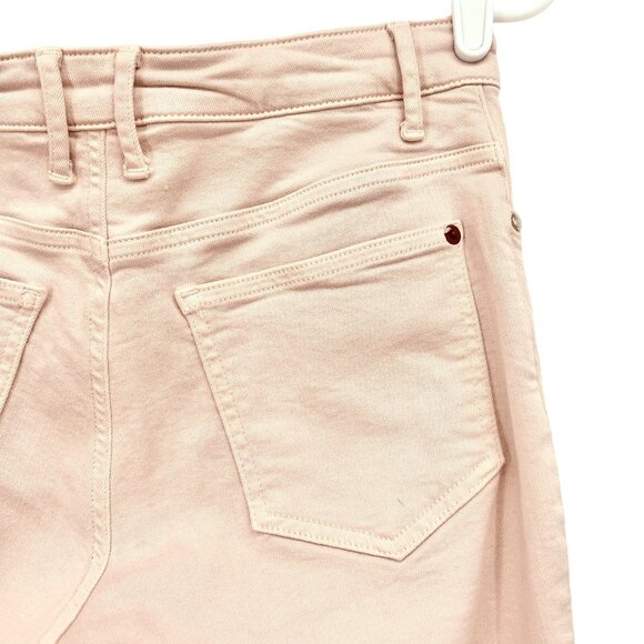 SPANX Women's The Slim-X  Stretch Mid Rise Pale Pink Cropped Jeans W28" x L26.5" - Picture 10 of 12